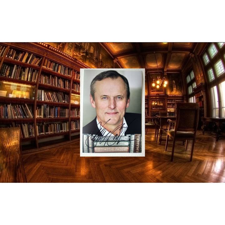 John Grisham one the World's most commercially successful authors  signed 5x7 photograph with proof.
