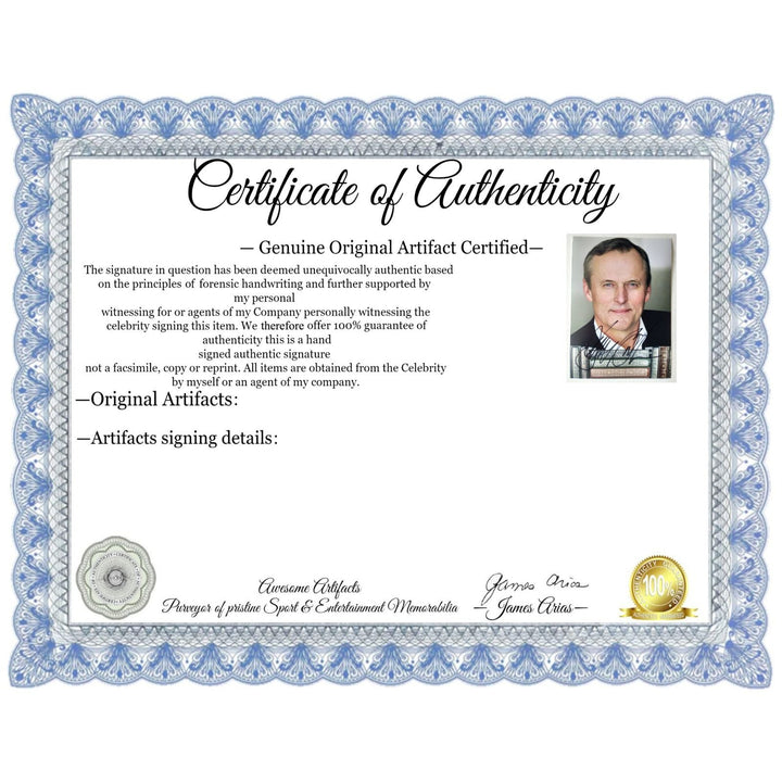 John Grisham one the World's most commercially successful authors  signed 5x7 photograph with proof.