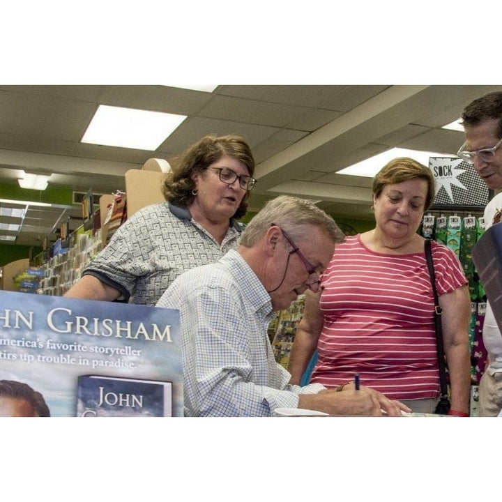 John Grisham one the World's most commercially successful authors  signed 5x7 photograph with proof.