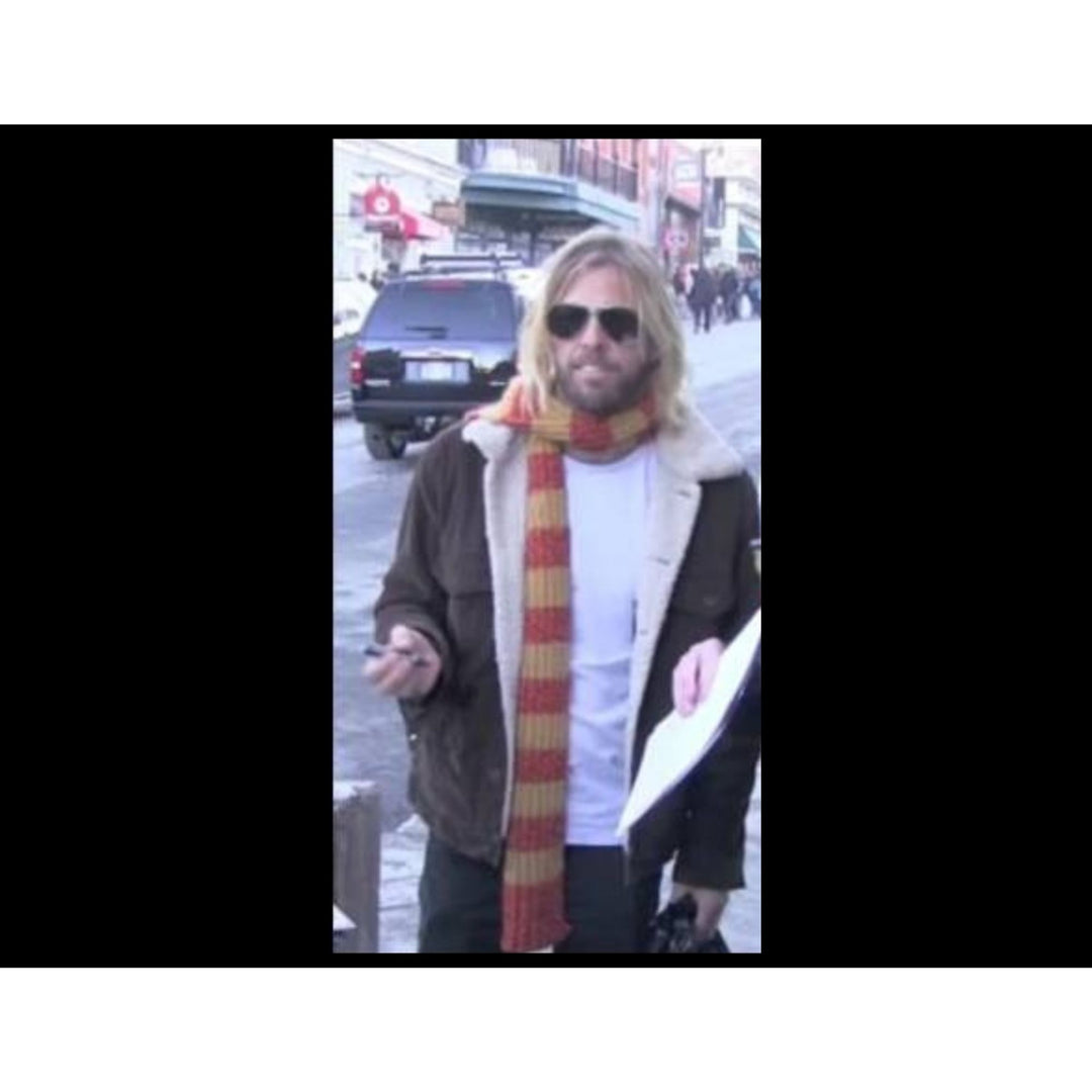 Taylor Hawkins Foo Fighters pair of drumsticks signed with proof.