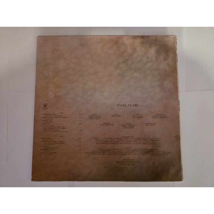Art Garfunkel "Angel Clare" LP signed with proof.