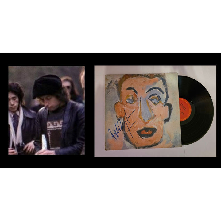 Bob Dylan "Self Portrait" LP signed with proof.