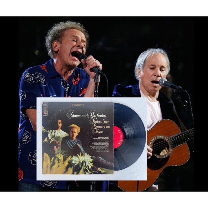 Simón and the Garfunkel Parsley, Sage, Rosemary and Thyme original 1966 lp signed by Art and Paul.