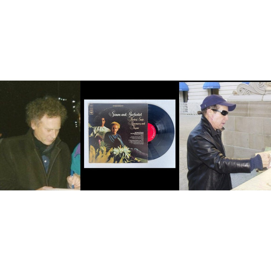 Simón and the Garfunkel Parsley, Sage, Rosemary and Thyme original 1966 lp signed by Art and Paul.