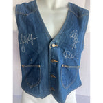 Load image into Gallery viewer, Jimmy Page Robert Plant John Paul Jones iconic Led Zeppelin vest signed with proof
