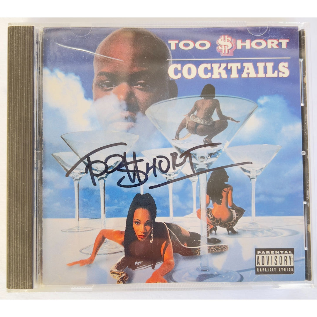 Todd Anthony Shaw "Too Short" "Cocktails" CD jacket & and CD both signed with proof