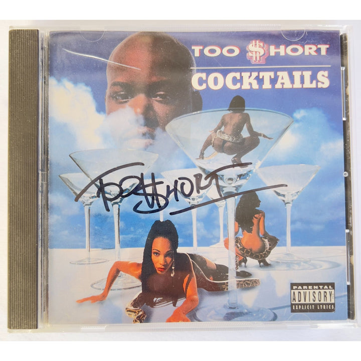 Todd Anthony Shaw "Too Short" "Cocktails" CD jacket & and CD both signed with proof