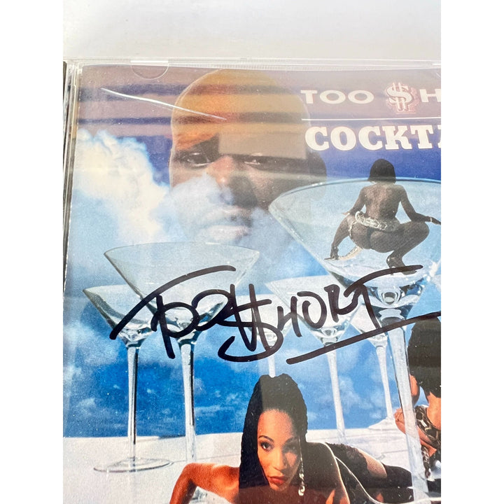 Todd Anthony Shaw "Too Short" "Cocktails" CD jacket & and CD both signed with proof