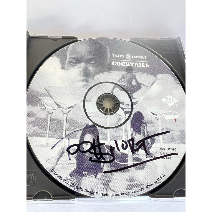 Todd Anthony Shaw "Too Short" "Cocktails" CD jacket & and CD both signed with proof