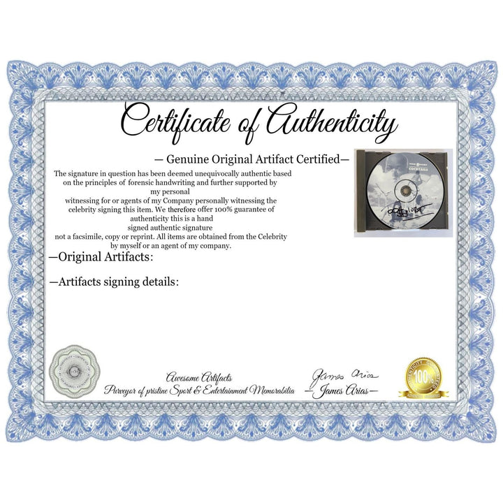 Todd Anthony Shaw "Too Short" "Cocktails" CD jacket & and CD both signed with proof