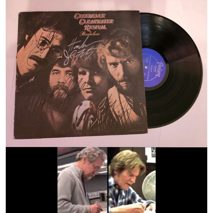 Creedence Clearwater Revival CCR "Pendulum" LP signed with proof.