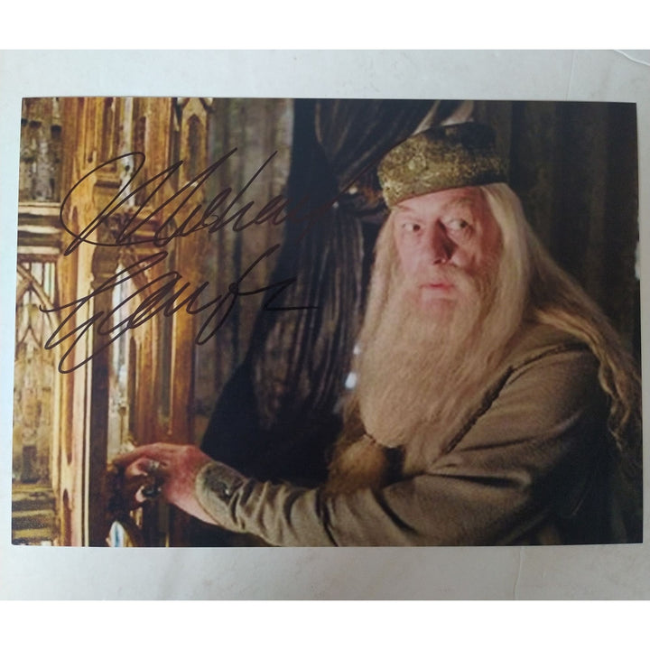 Michael Gambon, "Albus Dumbledore", Harry Potter, 5x7, photo, signed, with proof