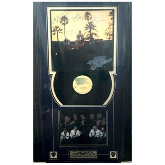 The Beatles "A Hard Day's Night" LP signed with proof.