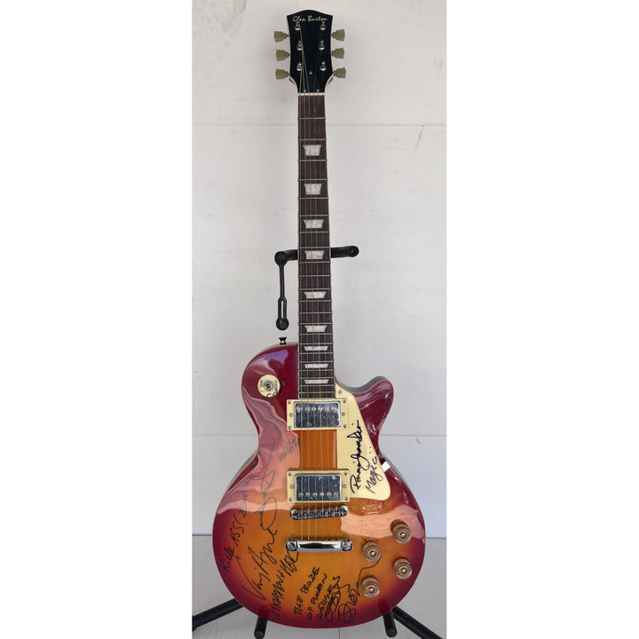 Ozzy Osbourne (with inscription) Randy Rhoads, Ronnie James Dio , Tony Iomi, Geezer Butler, Bill Ward Black Sabath Cherry les paul full size.