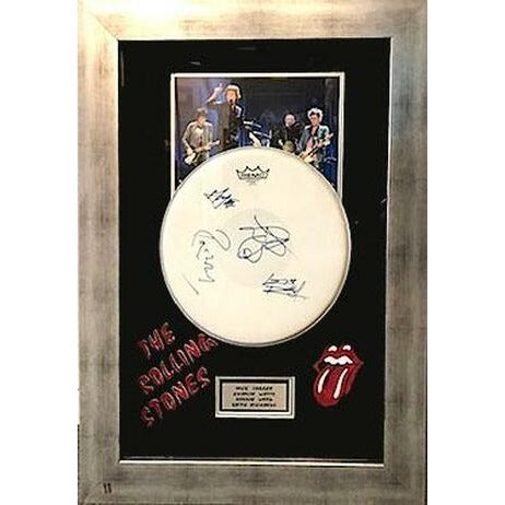 James Hetfield Lars Ulrich Robert Trujillo Kirk Hammett Metallica 10-inch tambourine signed with proof