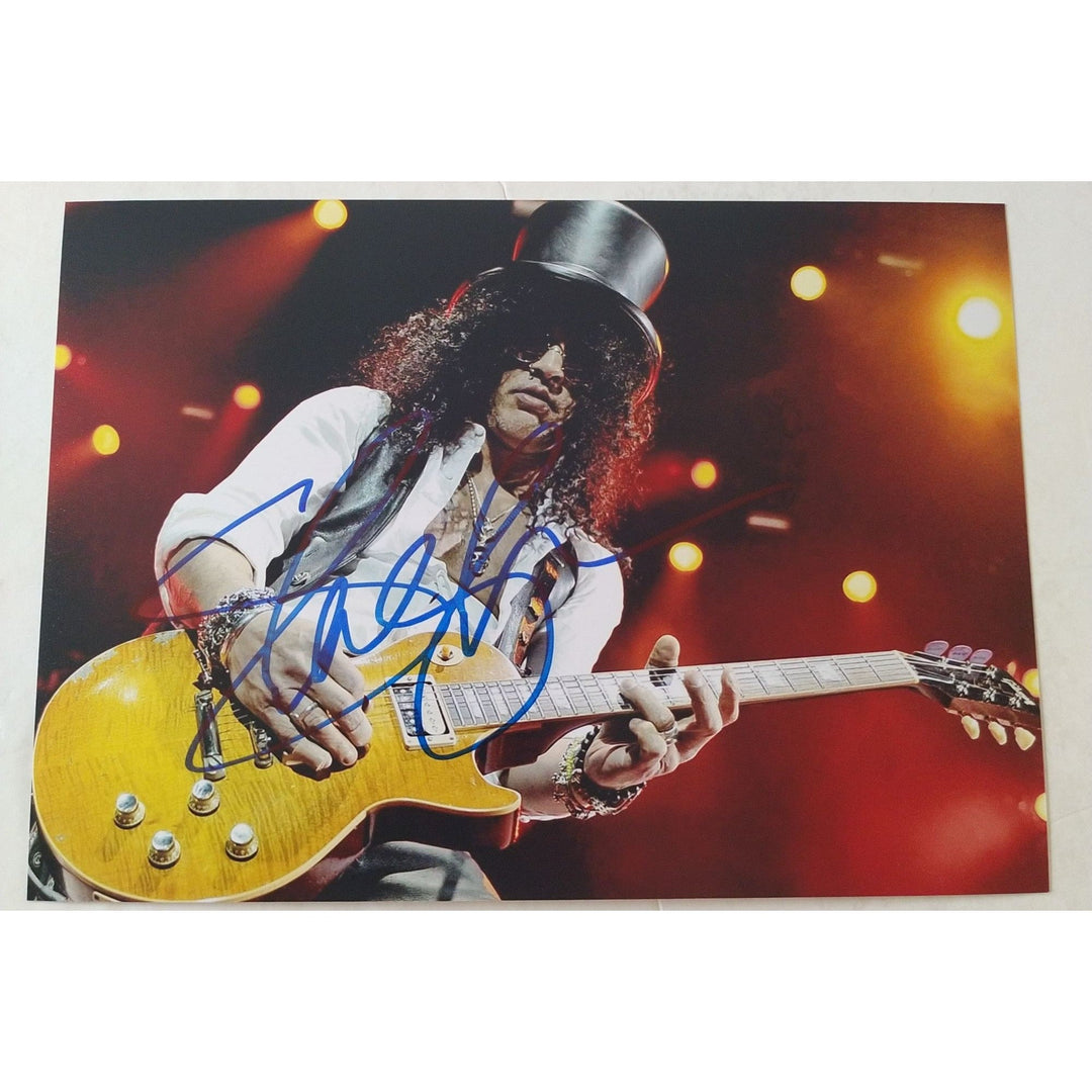 Saul Hudson, "Slash", Guns n' Roses, 5x7 photo, signed with proof Awesome Artifacts