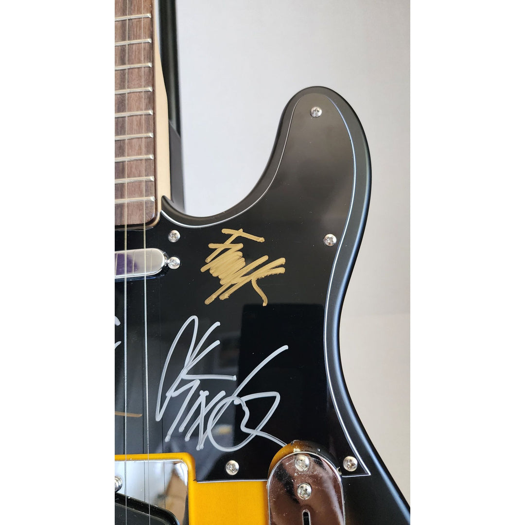 Chi Cheng Chino Moreno Stephen Carpenter Frank Delgado The Deftones  authentic Fender telecaster full size electric guitar signed with proof