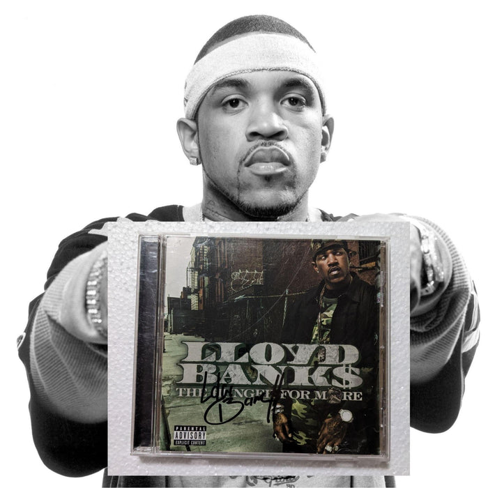 Lloyd Banks CD jacket cover signed