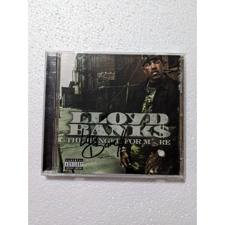 Lloyd Banks CD jacket cover signed