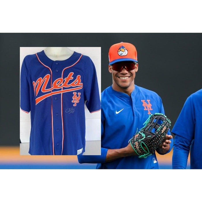 New York Mets Juan Sotto MLB game model size xl jersey signed with proof