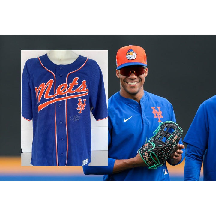 New York Mets Juan Sotto MLB game model size xl jersey signed with proof.