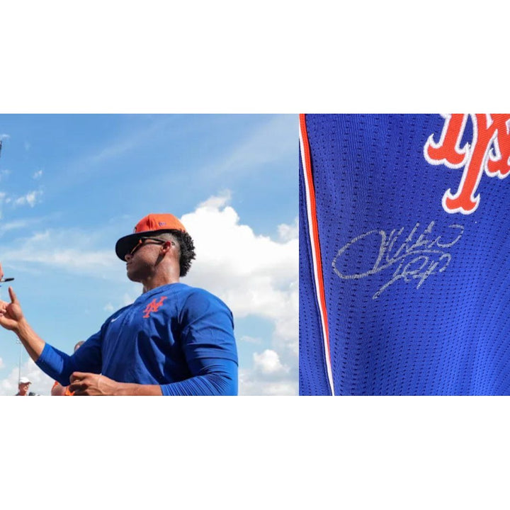 New York Mets Juan Sotto MLB game model size xl jersey signed with proof.