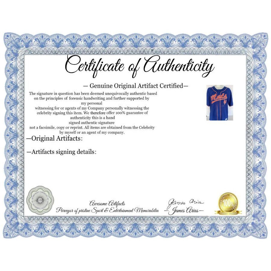 New York Mets Juan Sotto MLB game model size xl jersey signed with proof.