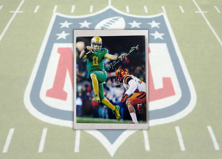 Marcus Mariota University of Oregon 8x10 photo signed