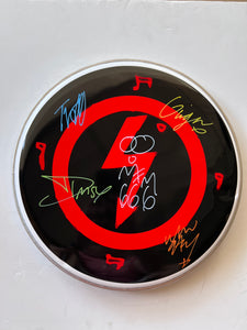 Marilyn Manson one-of-a-kind drumhead signed with proof
