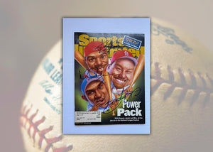 Mark Mcgwire, Sammy Sosa, Ken Griffey Jr. original Sports Illustrated magazine with proof
