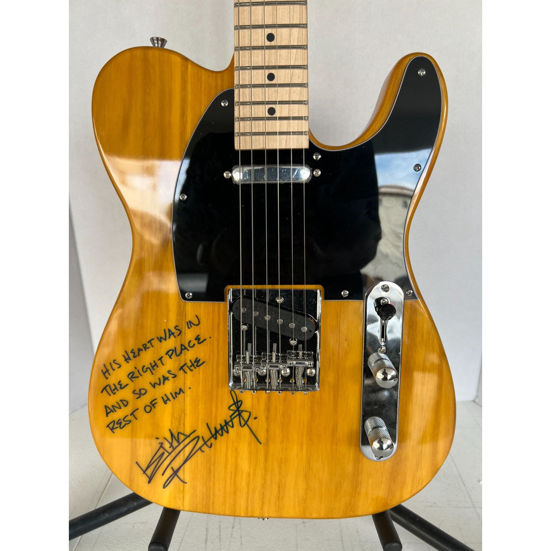Keith Richards Rolling  Stones honey telecaster signed with proof