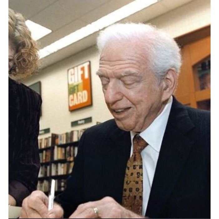Sidney Sheldon one the World's most commercially successful authors  signed 5x7 photograph with proof - Awesome Artifacts