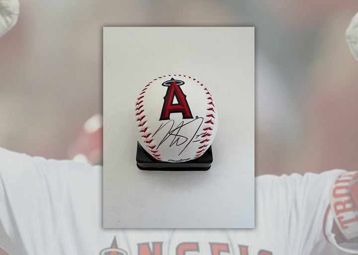 Mike Trout Los Angeles Angels of Anaheim signed baseball with proof