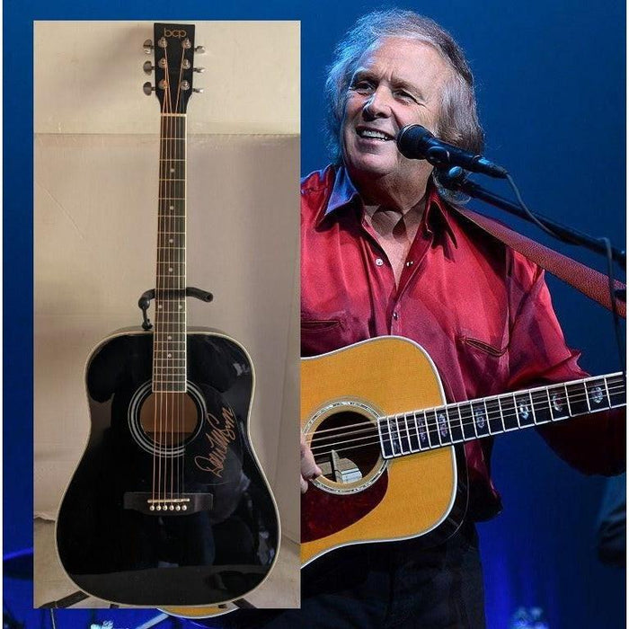 Don McLean "American Pie" 41' full size acoustic guitar signed with proof