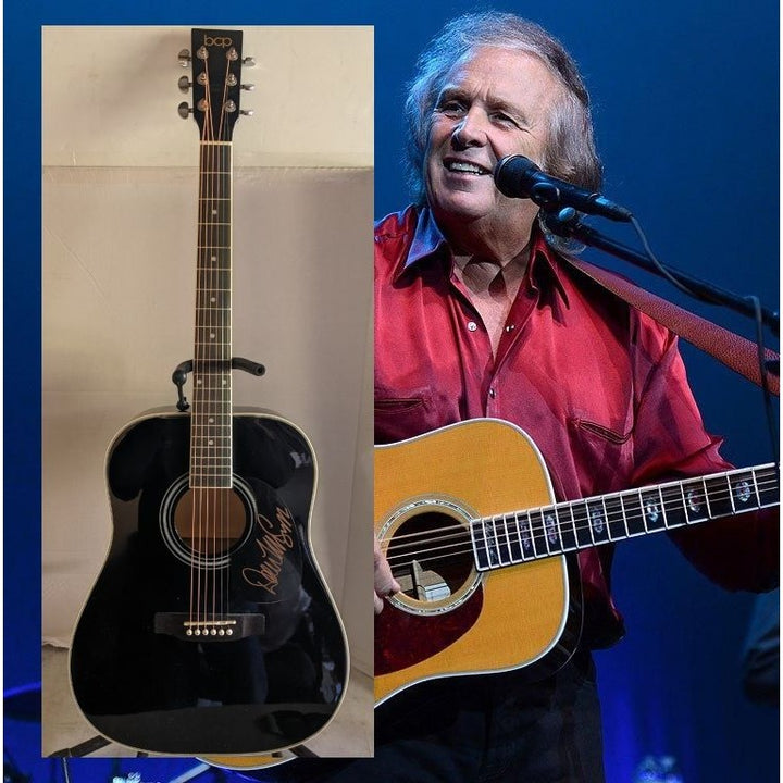 Don McLean "American Pie" 41' full size acoustic guitar signed with proof