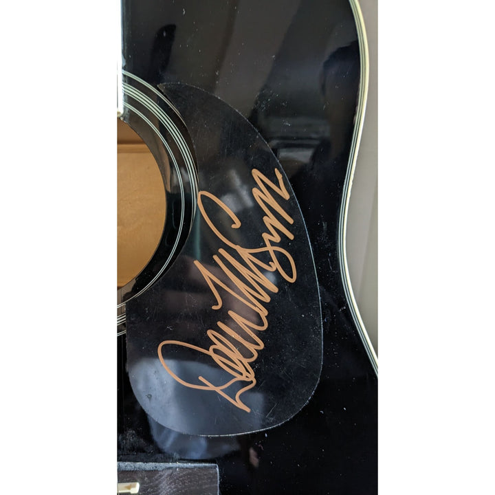 Don McLean "American Pie" 41' full size acoustic guitar signed with proof