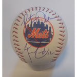 Load image into Gallery viewer, New York Mets Francisco Lindor and Pete Alonso Rawlings MLB baseball signed with proof
