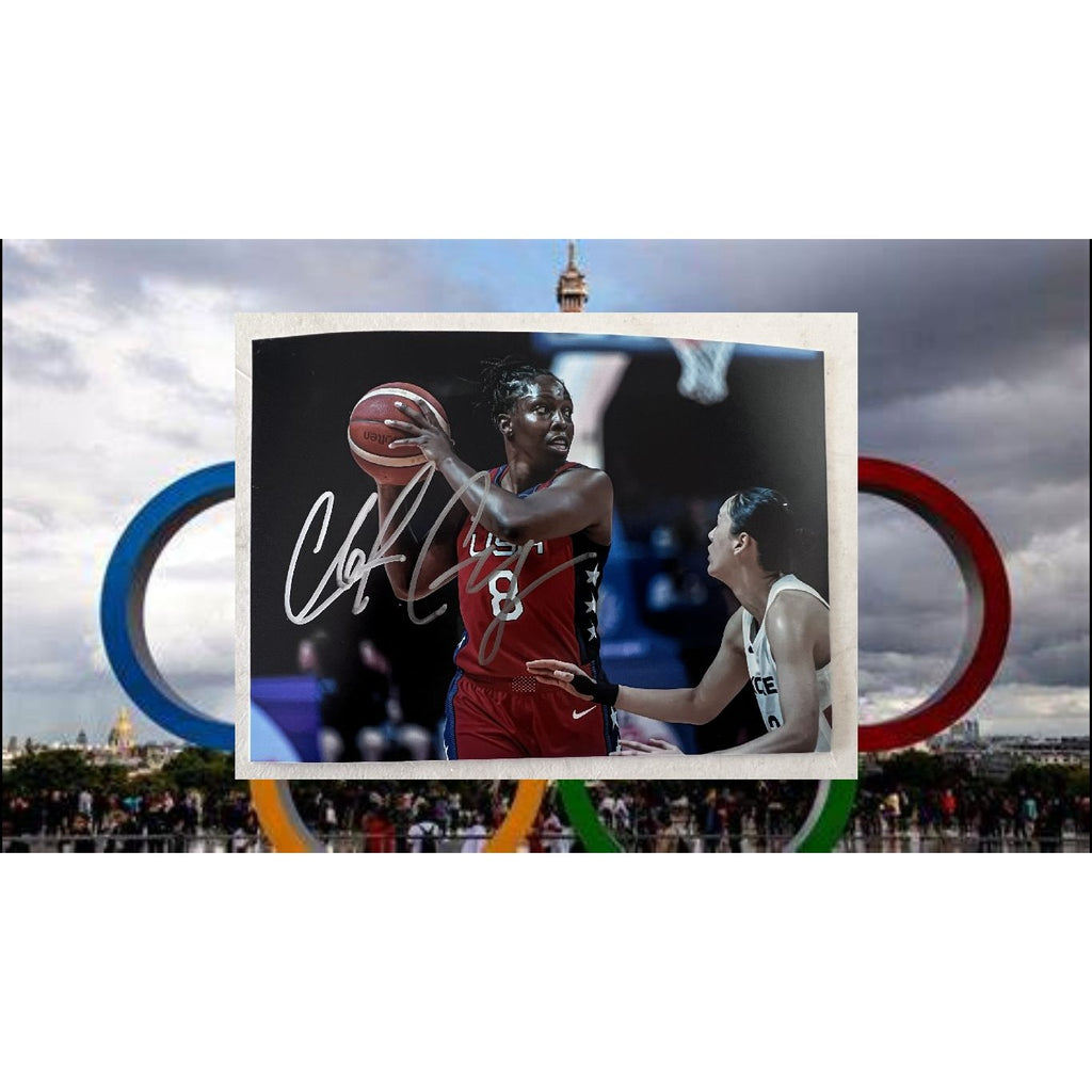 Chelsea Gray USA Women Basketball Team 5x7 signed