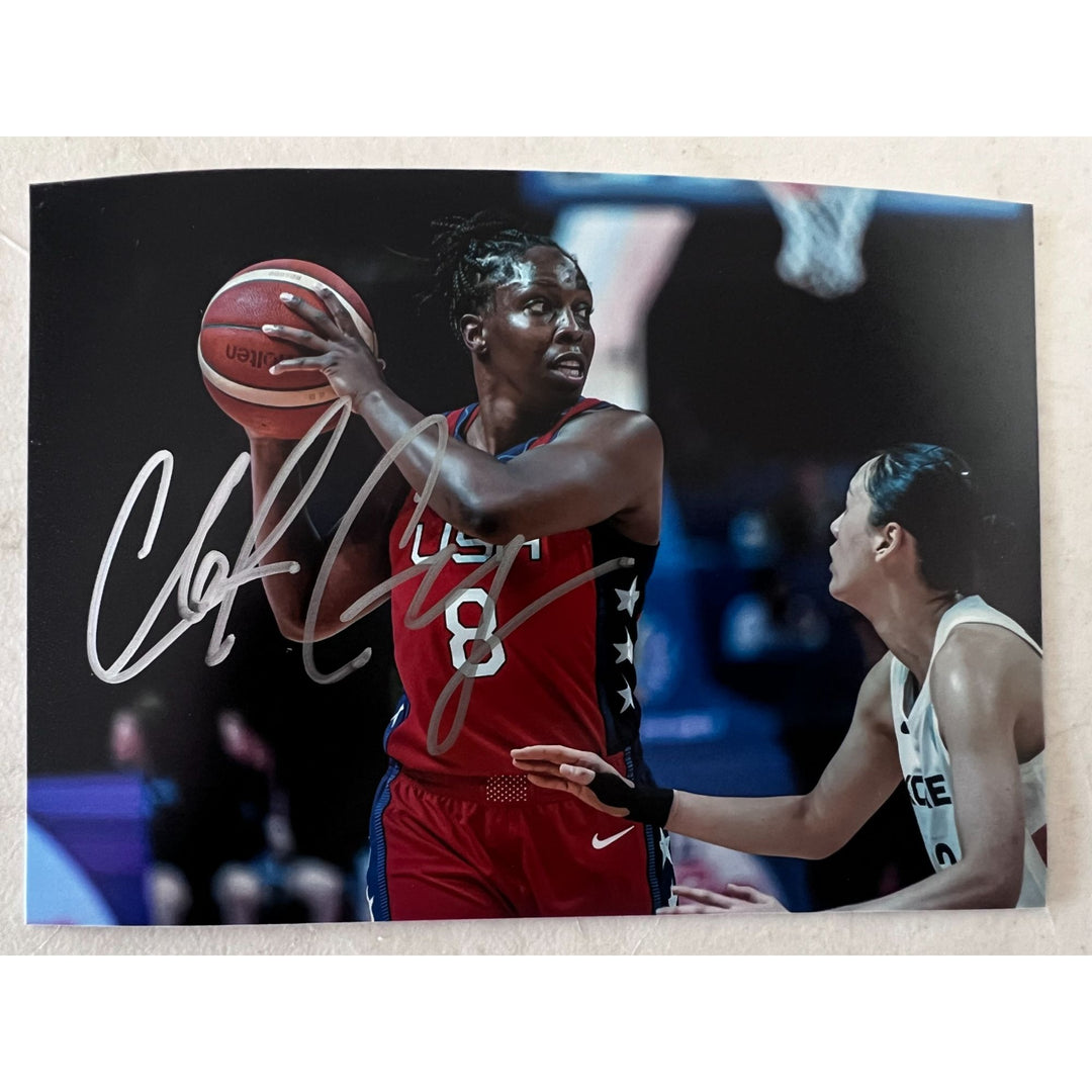 Chelsea Gray USA Women Basketball Team 5x7 signed