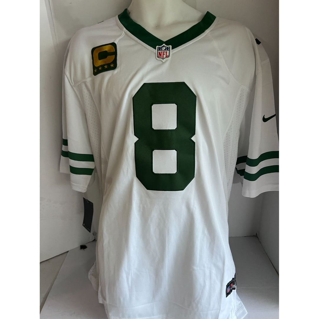 Aaron Rodgers Nike XL Jets game model Jersey signed with proof