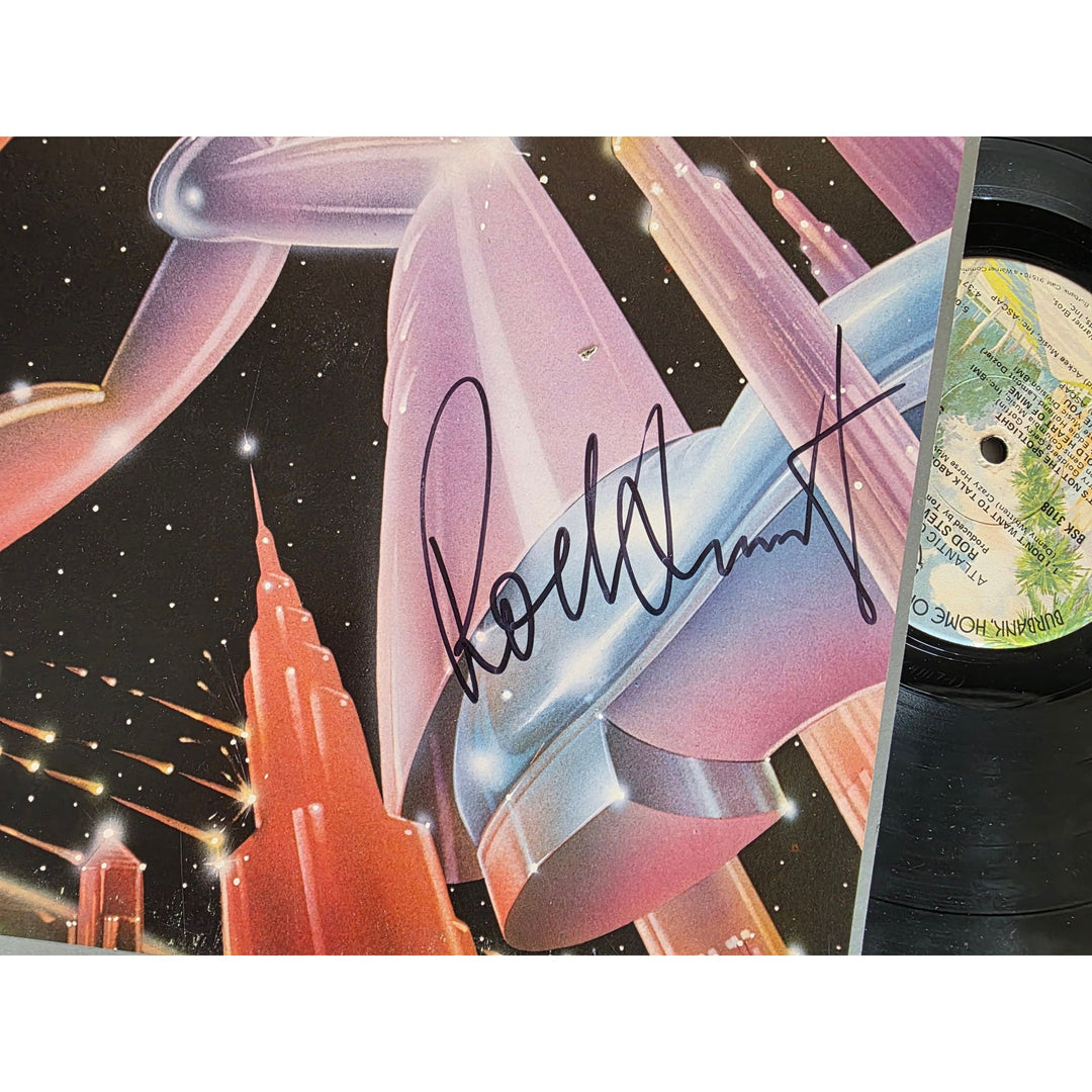 Rod Stewart ''Atlantic Crossing'' LP signed with proof.