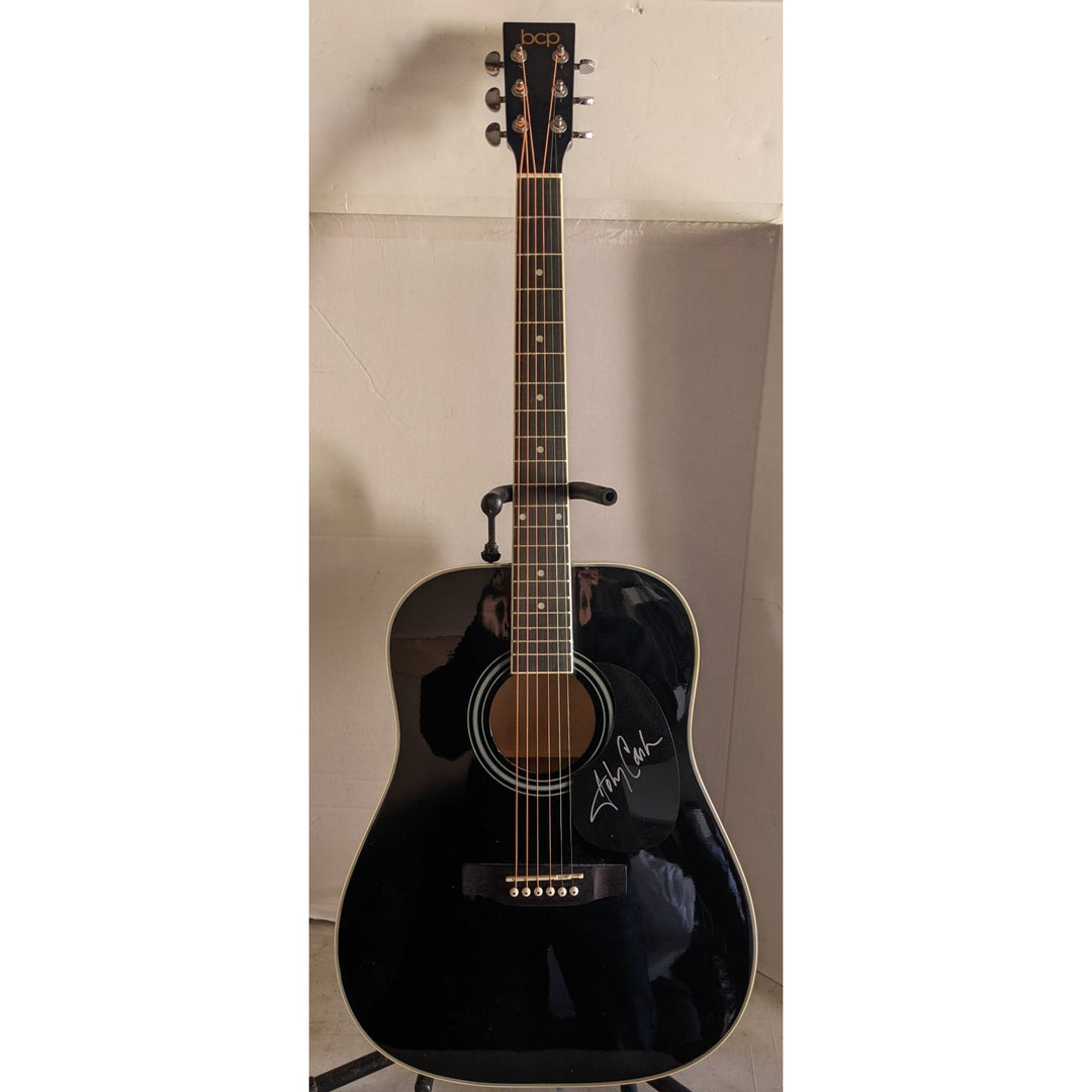 Johnny Cash 41' full size acoustic guitar signed with proof