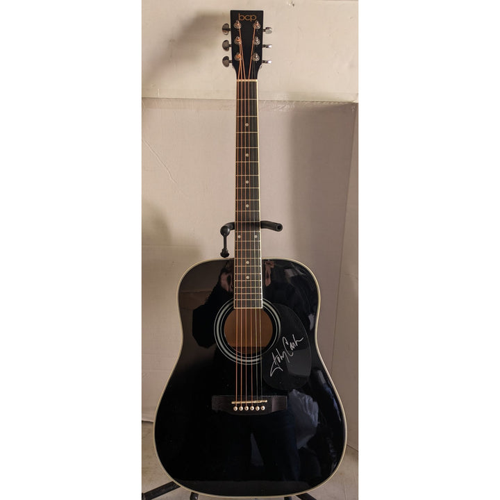 Johnny Cash 41' full size acoustic guitar signed with proof