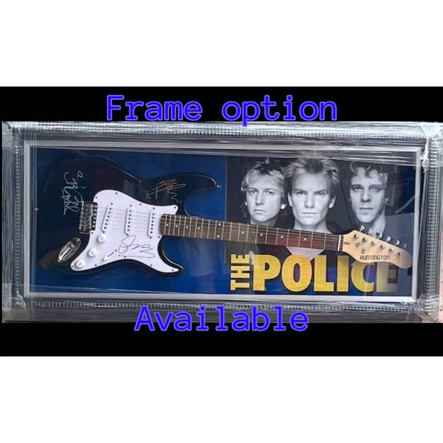 Angus & Malcolm Young, Brian Johnston, Phil Rudd, Cliff Williams AC/DC Fender Stratocaster electric guitar signed with proof.