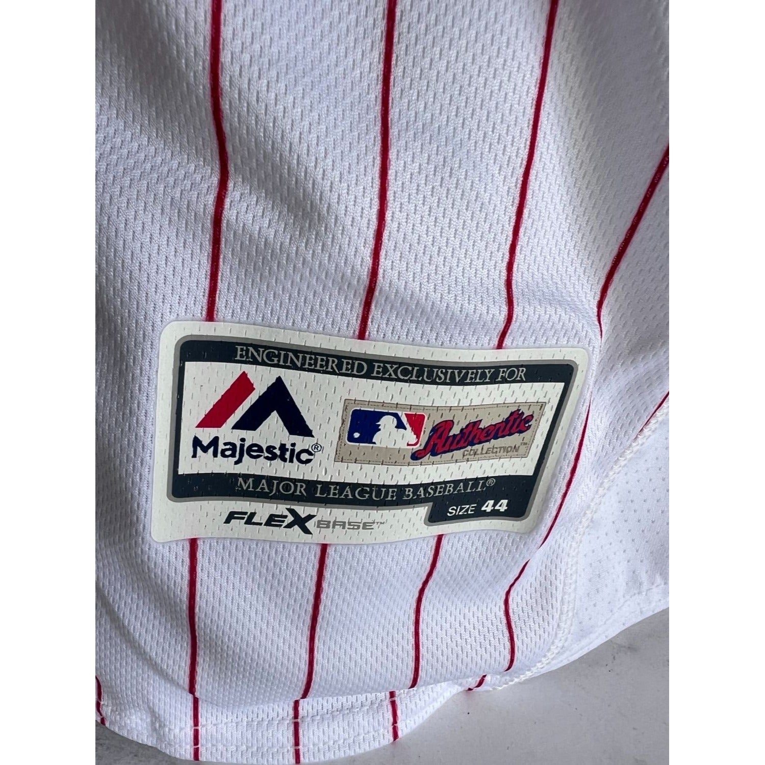 Bryce Harper Philadelphia Phillies official Mayestic jersey size 44 signed with proof