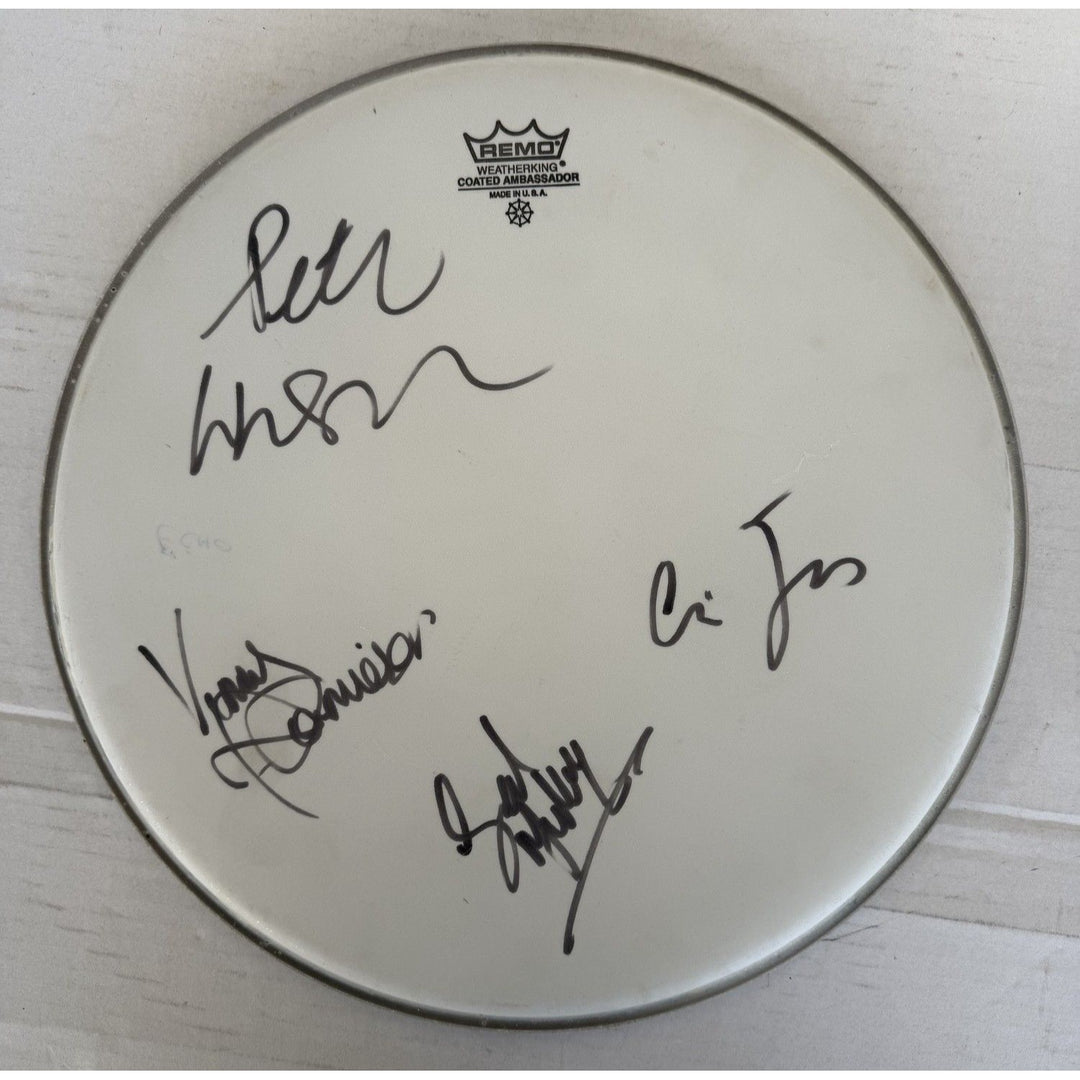 Oasis one-of-a-kind drumhead signed with proof.