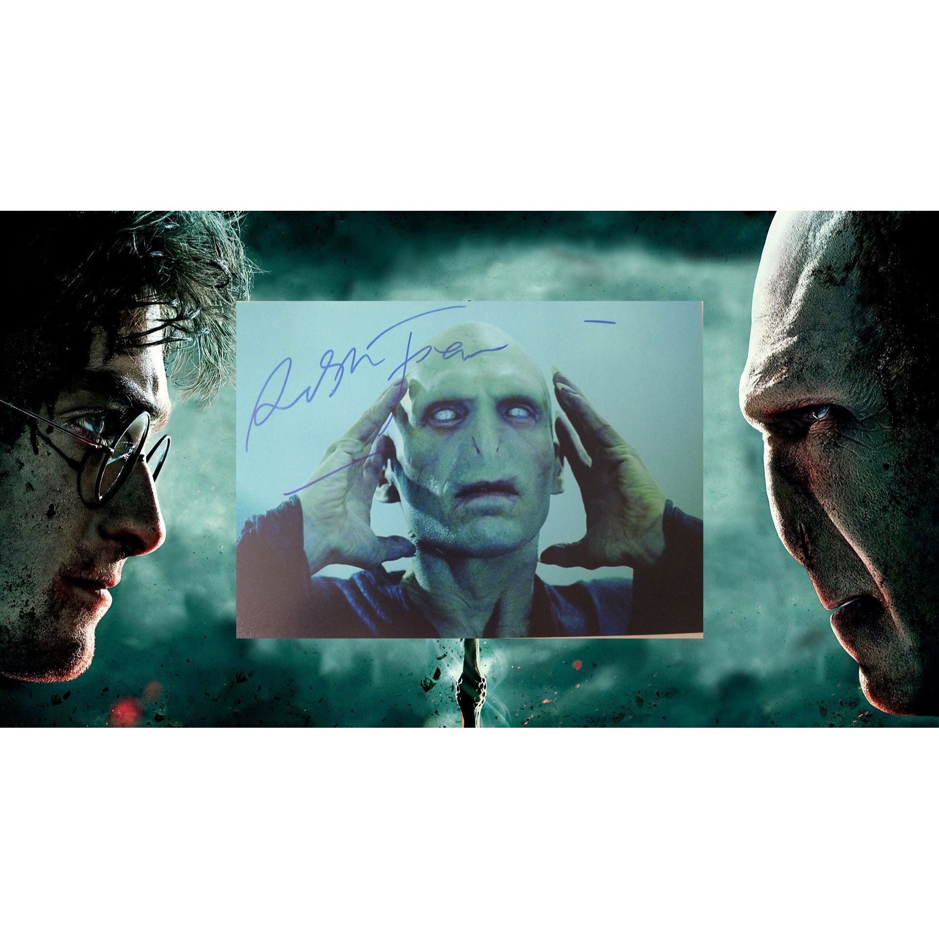 Ralph Fiennes Harry Potter 5 shops x 7 photo signed with proof