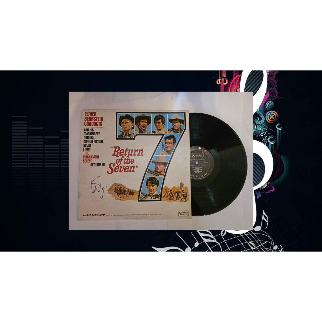 Elmer Bernstein "Return of the Seven" LP signed with proof.
