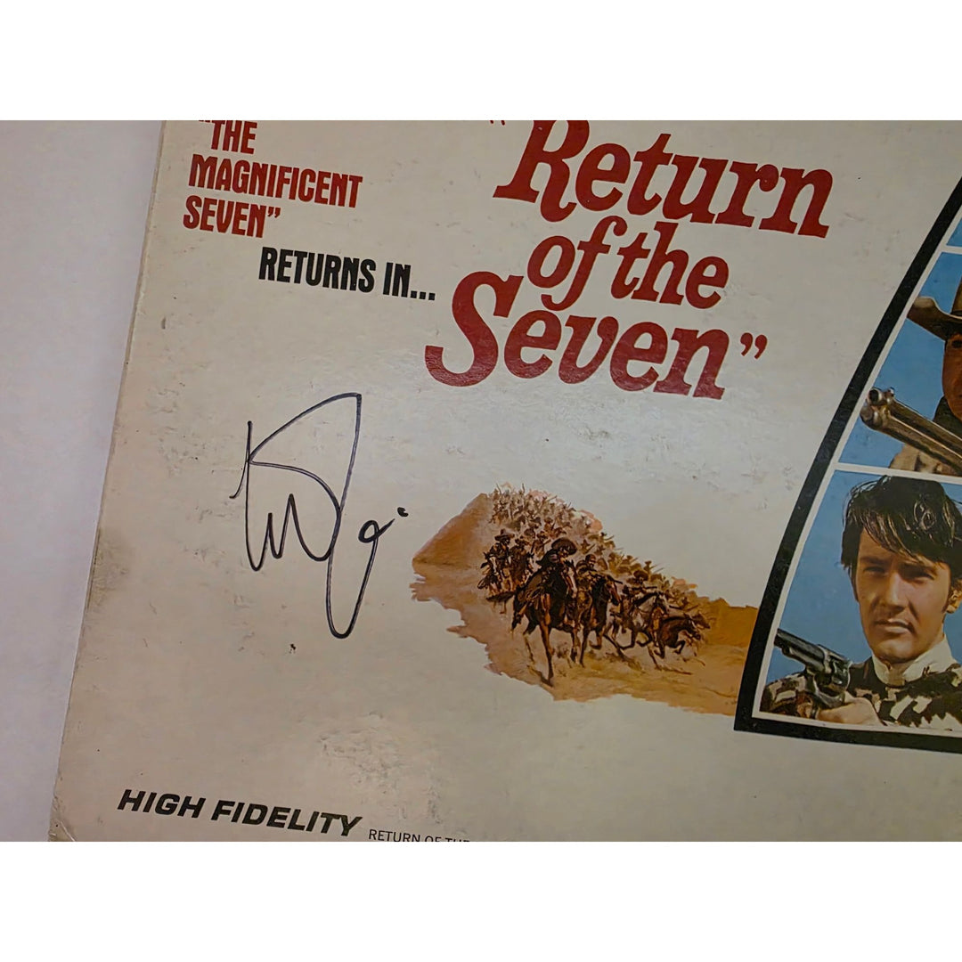 Elmer Bernstein "Return of the Seven" LP signed with proof.