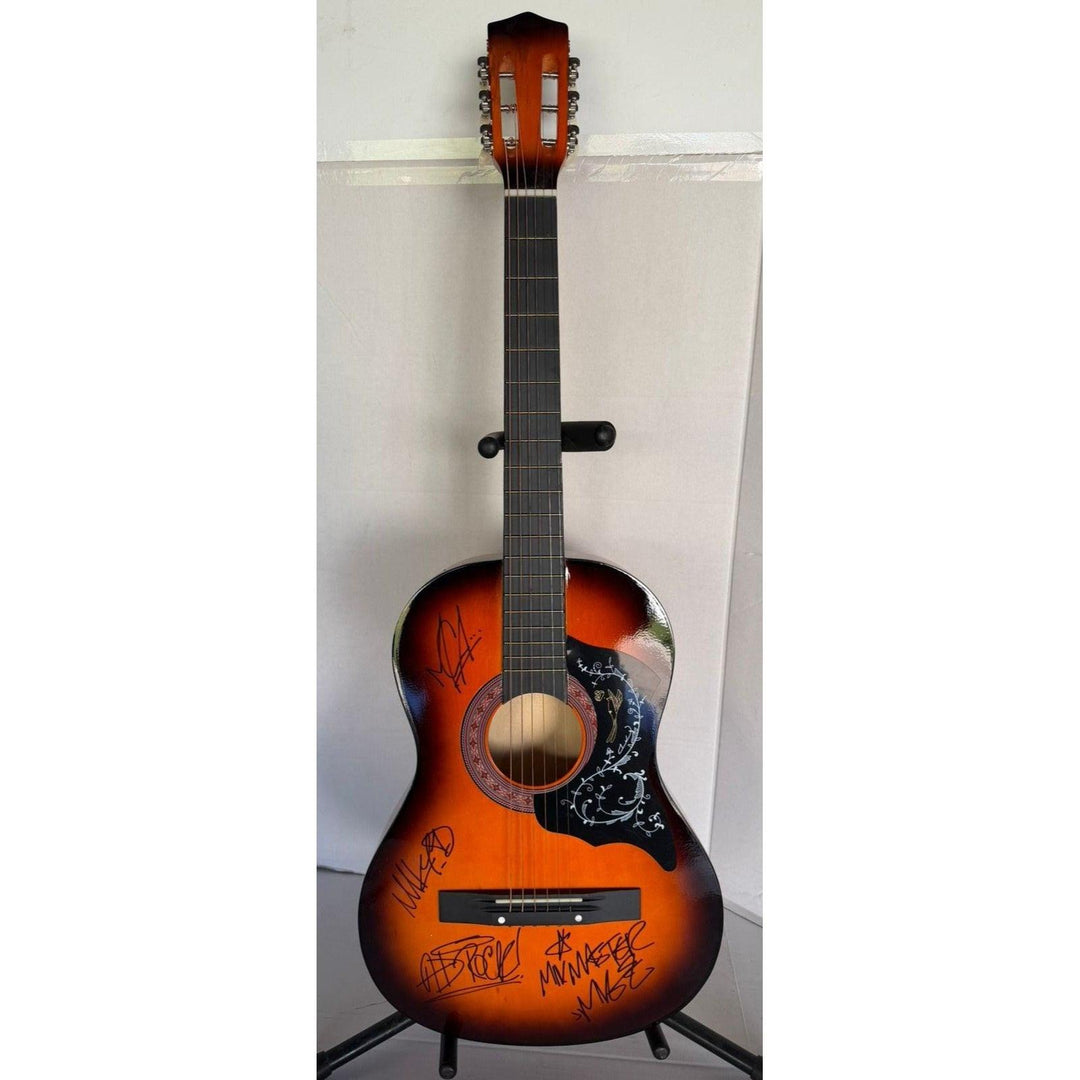 Beastie Boys Adam Youch Mike D Ad-Rock vintage acoustic guitar signed with proof